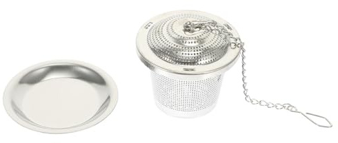 OUNONA Colador De Té De Malla Fina Acero Inoxidable 304 Infusor De Té Suelto Filtro Para Hojas Uso Doméstico y Salones Juego Práctico
