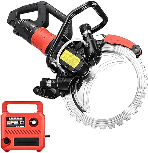 Sega Elettrica per Calcestruzzo 8980 W, Troncatrice a Disco Bagnato/Asciutto 40cm Sega Circolare,Troncatrice Circolare Elettrica per Cemento Profondità Taglio 29cm