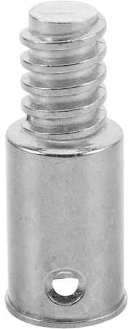 HOLIDYOYO Aluminum Alloy Broom Handle Adapter Threaded Tip Replacement for Mop and Sweeping Pole Repair Metal Extension Connector for Home and Office Floor Cleaning