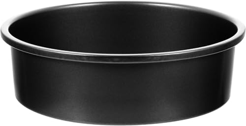 CONGARTENO Tortiera Tonda in Acciaio Carbonio da 22 CM Fondo Rimovibile, Teglia Profonda per Preparare Gelatine e Dolci Fatti in Casa