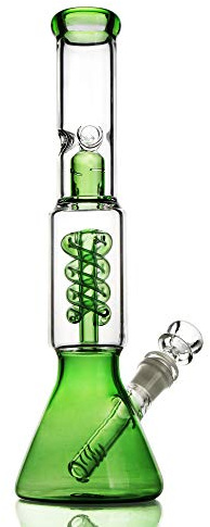 REANICE (Spring A Bong Bravo Bong barboteur 14.5mm Hauteur 31.5cm Tuyaux en Verre d'eau Tout en Direction des Plates Formations pétrolières)