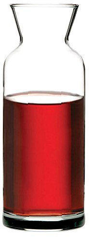Pasabahce 43824 Carafe en verre 1,25 l pour vin, eau, jus de fruits, lait, hauteur env. 25 cm
