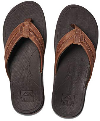 Reef Lthr Ortho-Bounce Coast, Men’s Flip Flops, Brown (Brown BRO), 6 UK (39 EU)