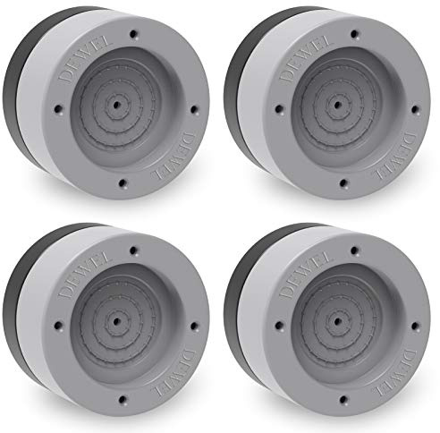 Anti Vibration Pads Shock and Noise Cancelling Washing Machine Support,Washing Machine Pan for Washer and Dryer Protects Pedestals,Protect Washer Dryer from Shaking Walking Stabilizer Mat