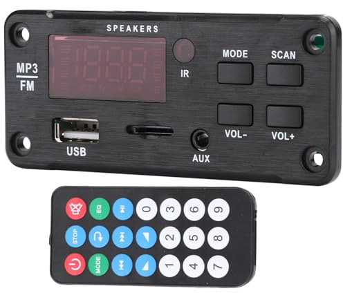 Dilwe Scheda di decodifica Bluetooth MP3, Scheda di decodifica MP3 WMA Modulo Wireless Bluetooth con LED, modulo di decodifica Display a Colori