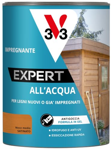 V33 Impregnante all'Acqua Expert Noce Medio 0,75L
