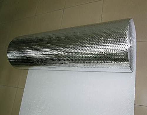 Aluminium Dampfsperrfolie Dampfsperre Dach Innen Dampfsperre zur Dämmung Dampfsperrfolien zur Dachisolierung Dach dampfsperre sauna Dampfsperren,Dachisolierung Selbstklebend (Size:1x30m/3.2x98.4ft)