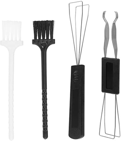 Operitacx 1juego Kit De Limpieza Para Teclados Mecánicos Juego De Cepillos Antiestáticos y Extractor De Teclas Herramienta Práctica Para Mantener Teclado De y Suciedad
