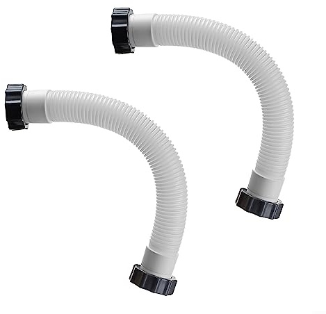 für 16 Zoll Schwimmbadschlauch, Pool-Sandfilterpumpenschlauch Ø 38mm für Intex Filterpumpe, Sole-System und Sandfilter, Ersatzteilnummer 11388 11535, 2 Stück