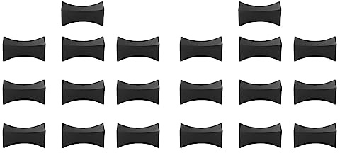 IGUATU 20 piezas de descanso para palillos, soportes para palillos, cuchara, tenedor, juego, palillos, herramientas, negro