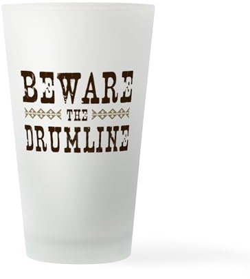 CafePress Beware The Drumline Pint Glass Pint Glass, 16 oz. Drinking Glass