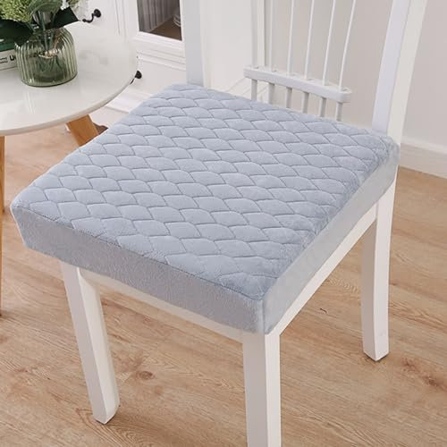 Konsilsa Esszimmerstuhlkissen, Bequeme Stuhlpolster aus hochdichtem Schwamm für die Küche, rutschfeste Sitzkissen für den Innenbereich (Color : A, Größe : 40 x 40 x 8 cm)