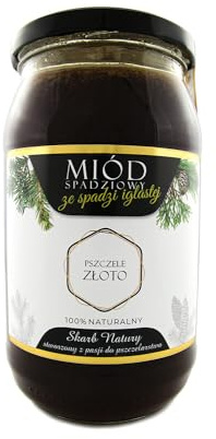 IMKERSHOP Waldhonig aus Nadelbäumen - Honig Honigtauhonig - Nadelbaumhonigtau 1050g - 1kg - Großes Glas - Bienenhonig - Europäischer Naturhonig - In der EU hergestellt - Zum Süßen - Zuckerersatz