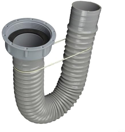 Ersetzen Sie Ihren abgenutzten Ablaufschlauch, Küchenspülen, Ablauffilter, 58 mm Auslass, PP- und PVC-Materialien