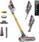 Kissof Aspirateur Balai sans Fil, 550W/45Kpa/70Min Aspirateur sans Fil LED Écran avec Parfumés/Autonome/Poignée Bimode, Aspirateur Balai Brosse Anti-emmêlement en V Convient aux sols et aux Moquettes