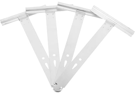 Uonlytech Molle Per Tapparelle 4 Pezzi in Acciaio 190x100 Mm Clip a Molla Gancio Per Riparazione Persiane Avvolgibili Accessori Per Tende a Rullo Fissaggio Stabile Per Uso Domestico