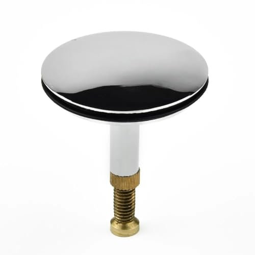 VNJUGF 43 mm Badewannenstöpsel, verstellbar, Pop-Up-Ablaufgarnitur, nur Stöpsel, flache Dichtung, Messing, Badezimmer-Ablaufsieb, Zubehör wanglan