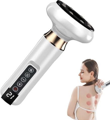 Masajeador Anticelulítico Reductor, Ventosas Masaje Corporal, Masajeador De Grasa Corporal Para Abdomen, Cintura, Brazo, Pierna, Cuello, 12 Niveles De Succión Ajustable, Portátil Recargable