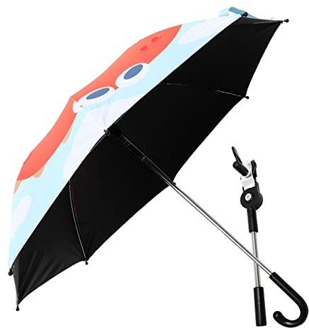 Levemolo Parasol pour Poussette UV Protection Solaire Extérieure Vent Design Dinosaur pour Accessoire Pratique pour Plein Air