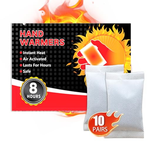 10 Paar HandwäRmer, WäRmepads Hand,Sofort Einsatzbereite TaschenwäRmer,TaschenwäRmer WäRmepads, Luftaktiviert,Gegen Kalte HäNde,Ideal FüR Outdoor-AktivitäTen