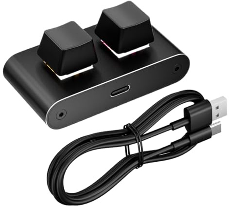 zjhukfmc Teclado Programable Accesorios De Ordenador De Aluminio | Teclado Macro Programable de Ordenador Para Oficina Juegos Diseño Gráfico Transmisión En Edición De Video Programación
