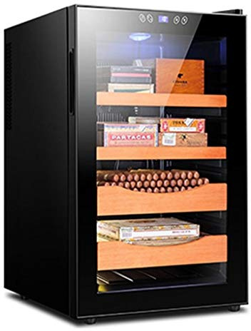 Barware Cigar Cabinet Electronic Cigar Cabinet Refrigerator Energy-saving Cigar Cabinet Large-capacity Cigar Box High-end Smoking Set Cigar Thermoelectric Cooler Humidifier Intelligent Cooking & Dinin