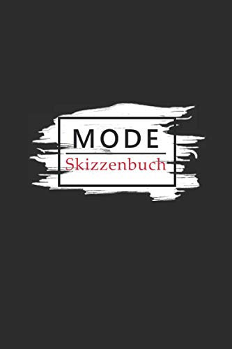 Mode Skizzenbuch: Handliches Modedesign Skizzenbuch. Viel Platz zum Figuren zeichnen und Kleidung entwerfen.
