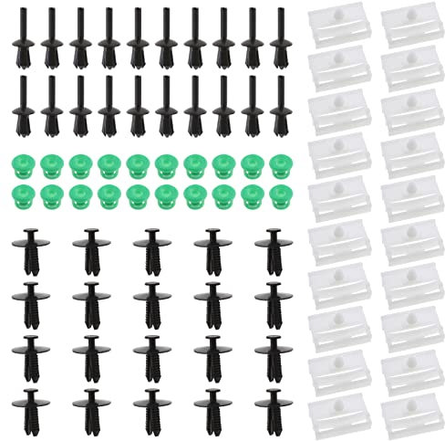 Be In Your Mind 20 Juegos de Clips para Faldón Lateral Ojales de Moldura Compatible con BMW Serie 3 E32/E36/E46/E90/E91 51711932996/51118174185 / 5111014103