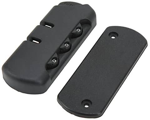 Serrure à Mot de Passe pour Bagages, Mot de Passe à 3 Chiffres Combinaison de Code de Haute Sécurité Texture Givrée Serrure à Bagages de Voyage de Remplacement pour Valises, Valises de Voyage, Boîtes