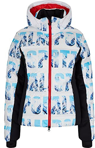 Sportalm W Down Jacket 3 Weiß - Daunen Lässige wetterfeste Damen Daunen Skijacke, Größe 36 - Farbe Optical White