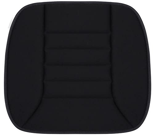 POVEZON 1 Stück Auto Sitzkissen für Opel Adam/Agila/Ampera/Astra/Corsa/Insignia/Karl/Signum/Vectra, Memory Foam Sitzauflage für Autositz, Bürostuhl und Alle Stühle, Autozubehör,A Black