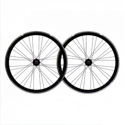 TLTDSMYF 700C Fixed Gear Bike Laufradsatz V-Bremse Gewindefreilauf Lose Wulstnaben Vorne Hinten Felgen 40mm