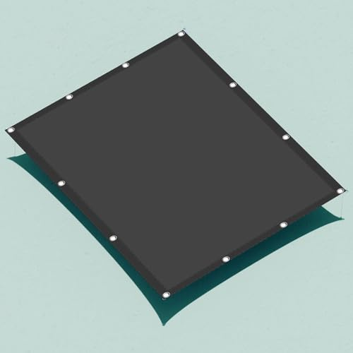 Toldos Reforzado Impermeable Exterior Terraza 1.8 x 1.8 m Prueba de Viento Protección UV Toldo de Vela Solar con Ojales y Cuerdas para Piscina/Jardín/Cafetería/Camping, Gris Oscuro