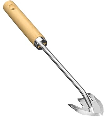 Qidures Estirpatore per - Estirpatore Manuale in Acciaio Inossidabile - Attrezzo da Giardinaggio a Doppia Lama per Dente di Leone Gramigna Prato Fattoria