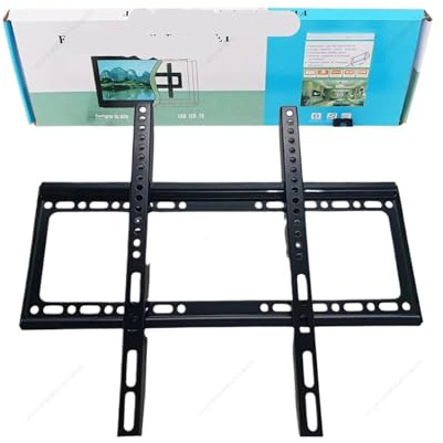 KFVMVTDW Support de moniteur de montage TV 26-63 pouces support de télévision à écran plat mince support de télévision réglable avec niveau