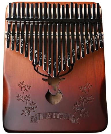 Anfänger-Kalimba Kalimba 21 Tasten Professionelles Daumenklavier Mit Tragetasche Und Stimmhämmern Tragbar Für Anfänger(Gradient Forest Deer)