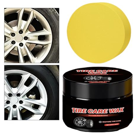 Générique pour Pneus | 50 Grammes de Pâte de Soin pour Jantes,Crème De Nettoyage pour Pneus,pour Automobile Camping-Car SUV Berline Camion Voiture Atelier Garage Extérieur