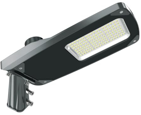 ENOVALITE LED Straßenlaterne 30W 4500lm dimmbar, 3000K Warmweiß | IP66 Außenleuchte, Mastleuchte, Straßenlampe außen für Hof, Parkplatz, Wege und Industrie, Außenbeleuchtung