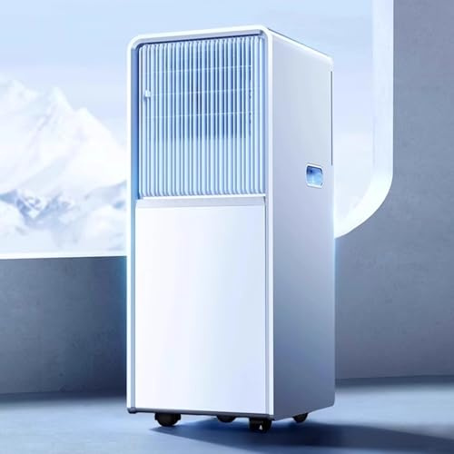 LJYKBFL Aire Acondicionado de pie para habitación, Aire Acondicionado portátil inalámbrico con refrigeración, deshumidificación y calefacción, ángulo Amplio de 120°, Funcionamiento silencioso.