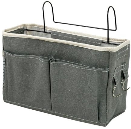 Portable Hanging and Adjustable Pocket Bed Organizer | Baby Bed Pocket Organizer for Baby Room Hospital Dorm Bunk Bed Nappy Toy