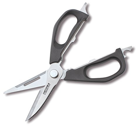 Pedrini 04GD123 Forbici Multifunzione, Plastica, Nero, 29 x 11 x 6 cm