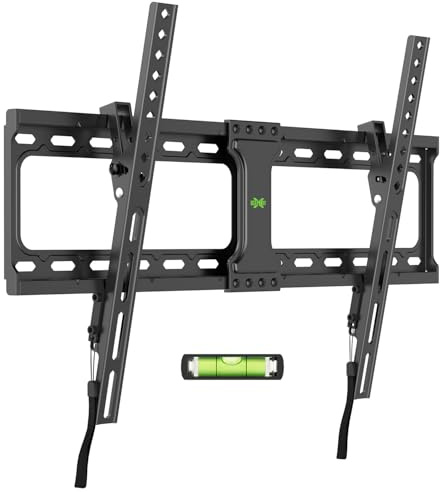 USX MOUNT Tilting TV Wall Mount for Most 37-95 Flat Curved Screen Television, TV Bracket with Max VESA 600x400mm up to 132lbs, Low Profile Tilt Mount for 16, 24 Stud