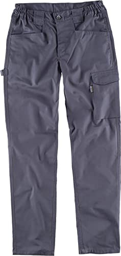 Work Team Pantalón de tejido elástico bidireccional por construcción. Dos bolsos de abertura inclinada en los costados y un bolso lateral con pliegue HOMBRE Gris XXL