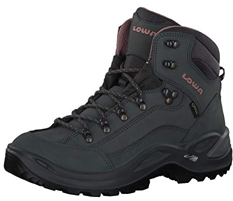 Lowa Damen Outdoorschuhe Renegade GTX Mid, Graphit Rose 320945 9789, 41 EU