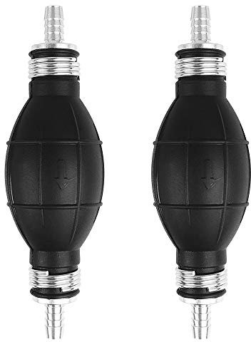Bomba de Cebado para Diésel 2 Piezas Bomba de la línea de combustible de Mano 8mm Bomba de mano para Coche Del Barco De La Motocicleta Cortadora de Césped Acuarios