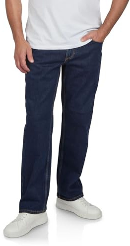 MUSTANG Pantalones vaqueros elásticos Oregon Bootcut para hombre, color negro y azul, 30, 31, 32, 33, 34, 36, 38, 40, 42, 44, 38W / 32L