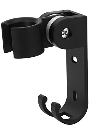 Verstellbare Duschkopfhalterung Duschkopfhalter aus Edelstahl Wand Duschkopfhalter für Badezimmer Badzubehör Schwarz