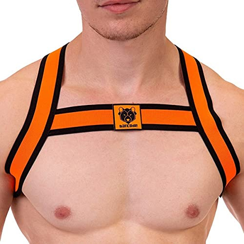 Barcode Berlin - Mäns Clubwear - Harness Colin Orange - 1x Storlek XL