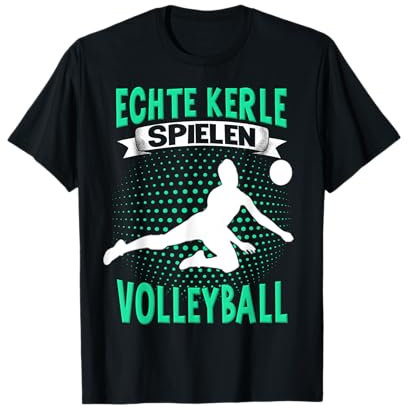 Volleyballer Männer Jungen Jungs Beach Volleyball T-Shirt