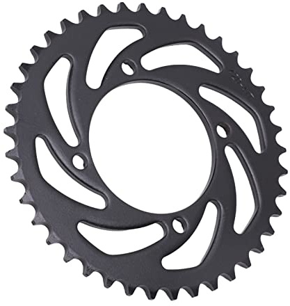 420 41 Dientes 76 Mm Piñón Trasero, La Rueda Dentada de Acero para Cadena de Motocicleta Se Adapta a La Cadena 420, Accesorios de Reparación de Piñón de Cadena Trasera Negra